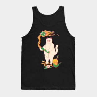 Fluffy's Flame Flail Tank Top